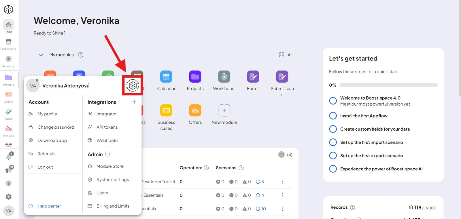 Switching instances
