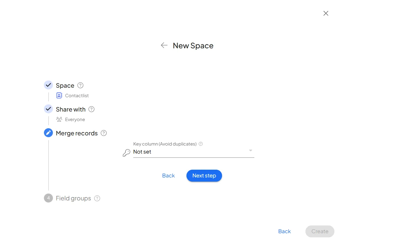 Sharing a space and assigning roles